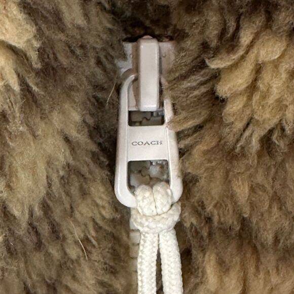 NEW Coach Sherpa Signature Teddy Jacket | Size M - Picture 3 of 11